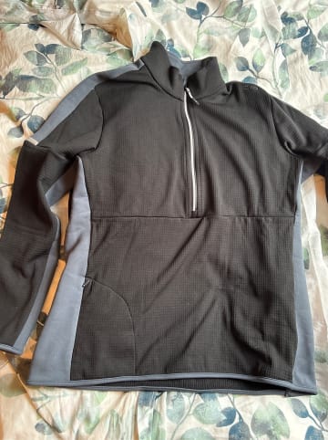 cmp Fleecepullover in Schwarz/Grau