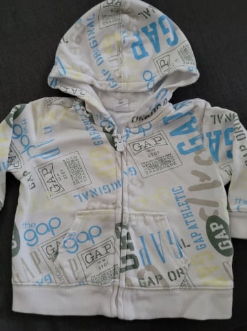 GAP Sweatjacke in Creme