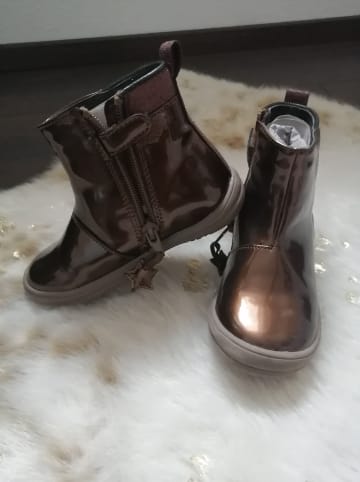 vertbaudet Leder-Boots in Braun