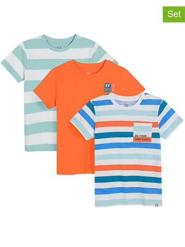 COOL CLUB 3er-Set: Shirts in Orange/ Grün/ Blau