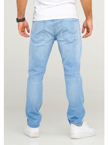 Jack & Jones Jeans Straight Leg - JJIMIKE JJARIS in Light Blue Denim