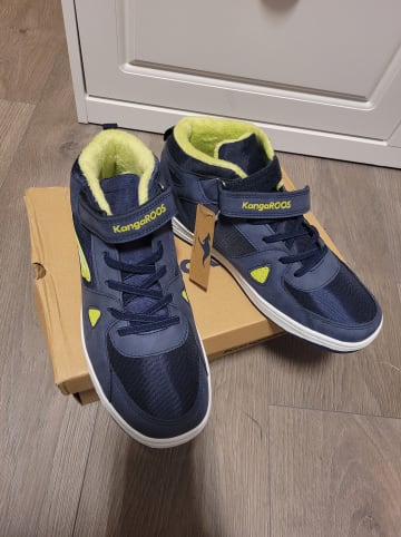 Kangaroos Sneakers "K-Cope EV" in Dunkelblau/ Grün