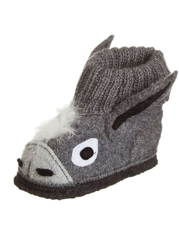 kitz pichler Hüttenschuhe "Esel" in Grau