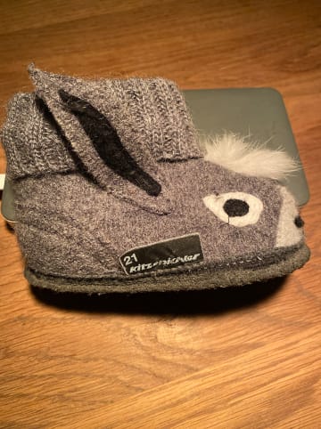 kitz pichler Hüttenschuhe "Esel" in Grau