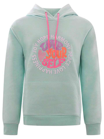 Zwillingsherz Hoodie "Love Yourself" in Mint