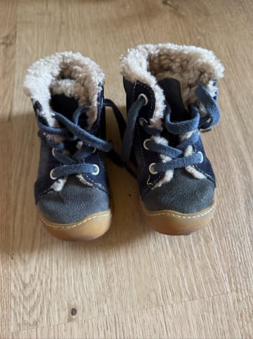 PEPINO Leder-Boots "Elia" in Blau