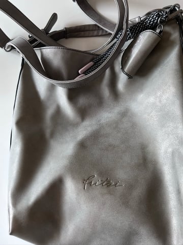 Fritzi aus Preußen Schultertasche in Grau - (B)15 x (H)32 x (T)34 cm