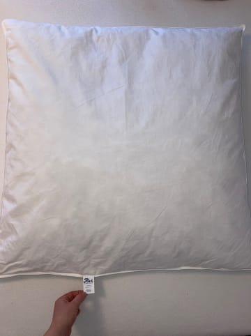 Alvi Feder-Bettdecke 80x80 cm in Weiß