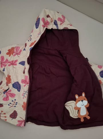 Sigikid Wendejacke wattiert Autumn-Forest in beige/rot