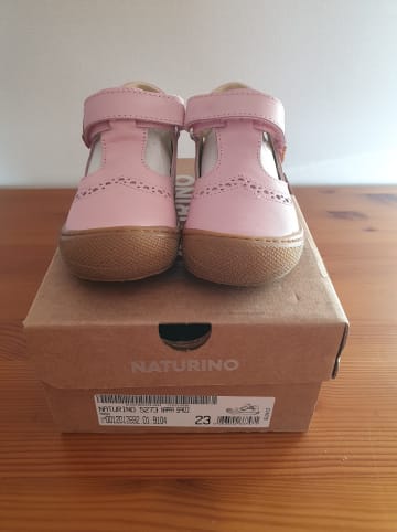 Naturino Leder-Halbsandalen in Rosa