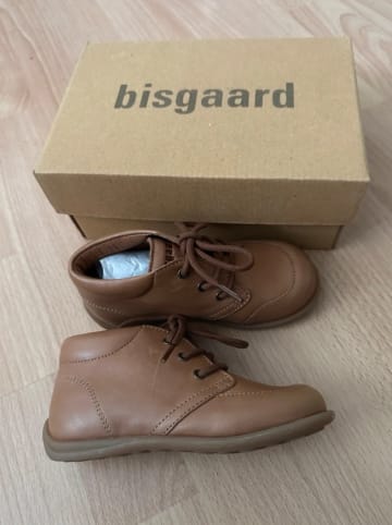 bisgaard Leder-Lauflernschuhe in Cognac