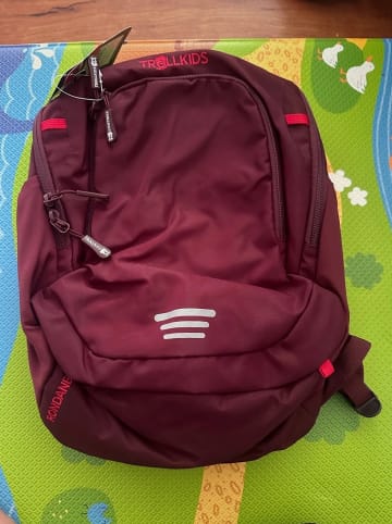 Trollkids Rucksack "Rondane" in Rot - (B)24 x (H)38 x (T)15 cm