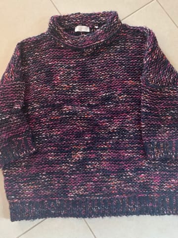 Rich & Royal Pullover in Dunkelblau/ Pink