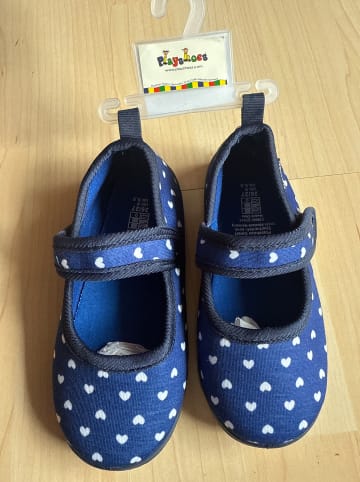 Playshoes Hausschuhe in Dunkelblau