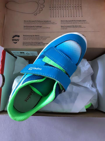superfit Sneakers "Cooper" in Blau/ Grün/ Weiß