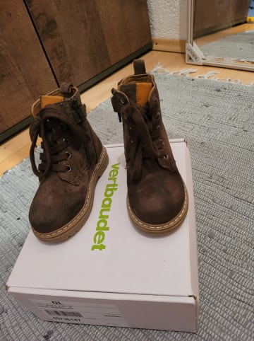 vertbaudet Leder-Boots in Braun