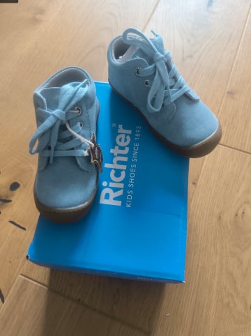 Richter Shoes Leder-Lauflernschuhe "Maxi" in Blau