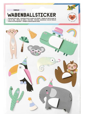 folia PAPER Wabenballsticker "Jungle" in Bunt