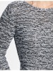 Gerry Weber Pullover Langarm Rundhals in Blau Gemustert