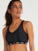 Hunkemöller Sport-BH in Schwarz/ Grau