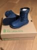 El Naturalista Leder-Winterstiefel in Blau