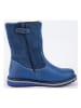 El Naturalista Leder-Winterstiefel in Blau