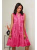 Le Monde du Lin Leinen-Kleid in Pink