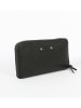 Abaco Leder-Geldbörse "Barbara" in Schwarz - (B)20 x (H)2,5 x (T)10,7 cm