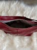 Lia Biassoni Leder-Schultertasche in Rot - (B)28 x (H)25 x (T)8 cm