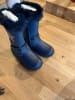 Ciao Leder-Winterstiefel in Dunkelblau