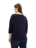 Tom Tailor Shirt in Dunkelblau/ Bunt