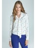 Nife Bluse in Weiß/ Bunt