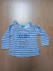 Lief Longsleeve in Blau/ Weiß