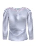Lief Longsleeve in Blau/ Weiß