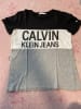 CALVIN KLEIN JEANS Shirt in Grau/ Schwarz/ Weiß