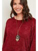 Curvy Lady Longsleeve in Bordeaux