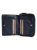 Bellicci Leder-Geldbörse "Greta" in Dunkelblau - (B)9,5 x (H)13 x (T)3 cm