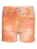 Blue Effect Shorts in Orange