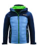 Trollkids Softshelljacke "Lysefjord" in Hellblau/ Dunkelblau/ Grün