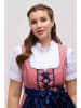 Ulla Popken Dirndl in Rot/ Dunkelblau