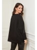 Curvy Lady Longsleeve in Schwarz