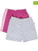 lamino 2er-Set: Shorts in Pink/ Blau/ Weiß