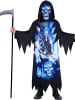 amscan 2tlg. Kostüm "Sensenmann" in Neonblau