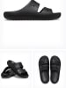 Crocs Pantolette flach schwarz