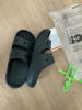 Crocs Pantolette flach schwarz