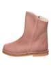 POM POM Leder-Winterboots in Rosa