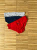 PETIT BATEAU 3er-Set: Slips in Dunkelblau/ Grau/ Rot