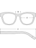 Calvin Klein Lesebrille in Braun-Grau