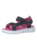 s.Oliver Sandalen in Dunkelblau/ Pink