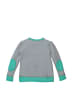 lamino Sweatshirt "Bär" in Grau/ Türkis